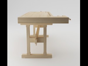 carpentry bench 3D-Modell