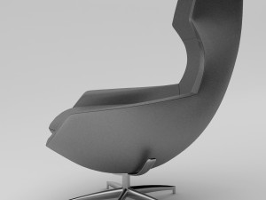 leolux caruzzo armchair 3D Модель