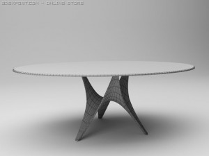 molteni table Modelo 3D