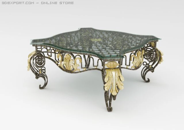 table phyllis morris 3D Model .c4d .max .obj .3ds .fbx .stl .blend 