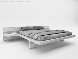 bernini bed 3D Модель