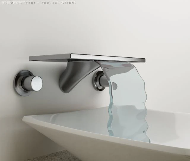 hansgrohe mixer 3D Model .c4d .max .obj .3ds .fbx .stl .blend 
