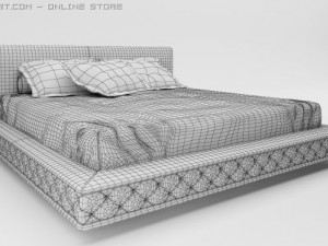bed letto okeano 3D Model