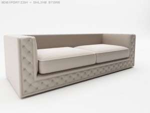 sofa zanaboni 3D Модель
