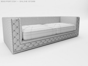 sofa zanaboni 3Dモデル