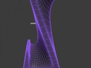 bar chair pis z stool 3D Model