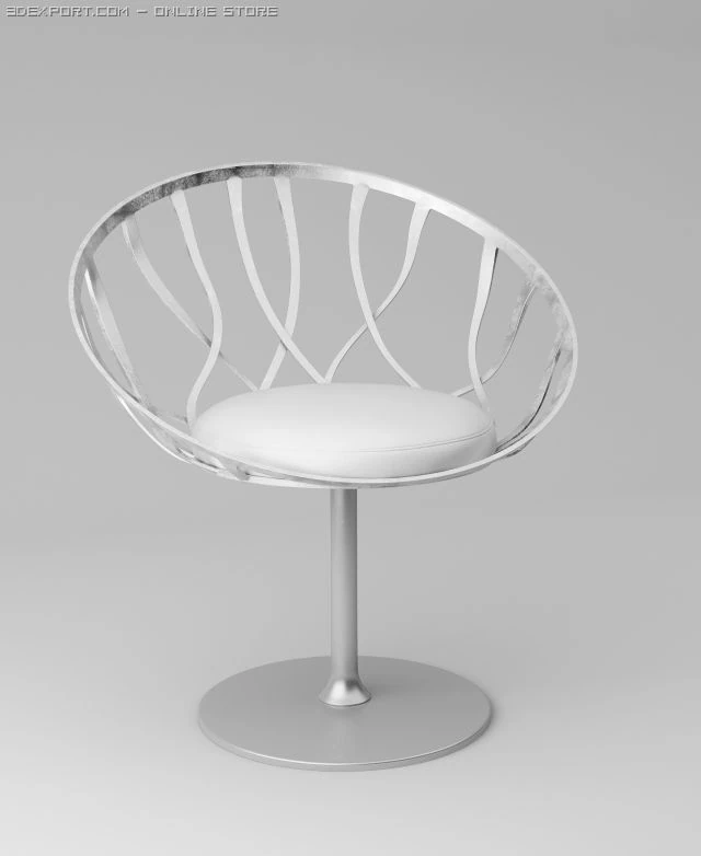 ciacci chair 3D Model .c4d .max .obj .3ds .fbx .stl .blend 