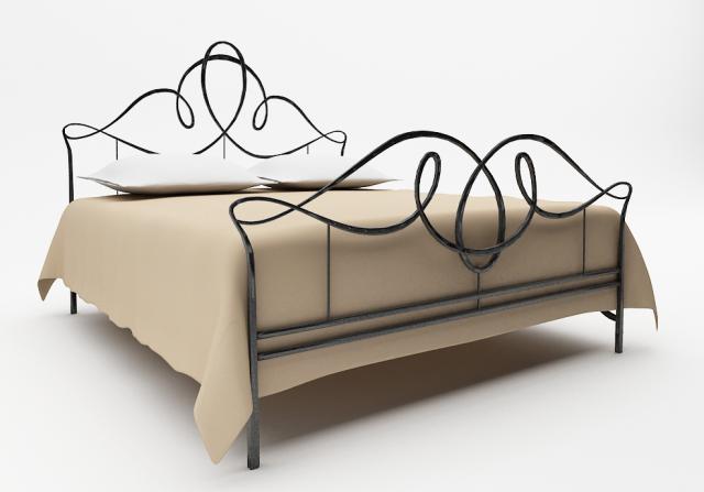 loren bed 3D 모델 .c4d .max .obj .3ds .fbx .stl .blend 