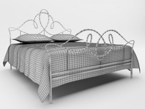 loren bed 3D 모델