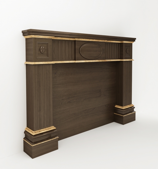 fireplace leonore Modelo 3D .c4d .max .obj .3ds .fbx .stl .blend 