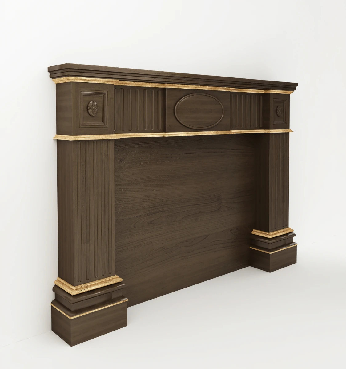 फायरप्लेस लियोनोर 3D मॉडल .c4d .max .obj .3ds .fbx .stl .blend 