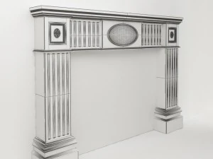 फायरप्लेस लियोनोर 3D मॉडल