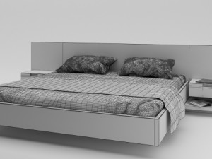 kettnaker bed Modèle 3D