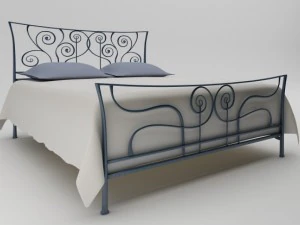 letto Brigitte Modello 3D