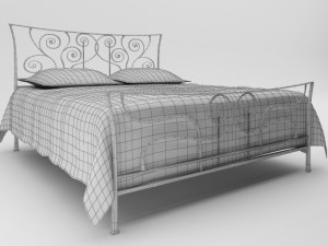 brigitte bed Modelo 3D