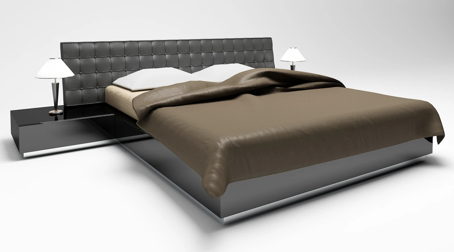 edoardo bed 3D Model .c4d .max .obj .3ds .fbx .stl .blend 