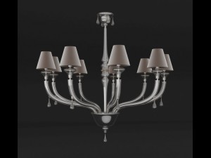 barovier  toso  7 objects maine collection 3D 모델