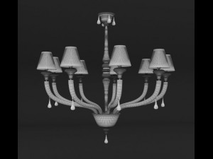barovier  toso  7 objects maine collection 3D 모델