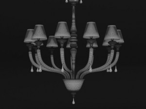 barovier  toso  7 objects maine collection 3D 모델