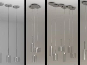 colección de luz axo derrameray 7 objetos Modelo 3D