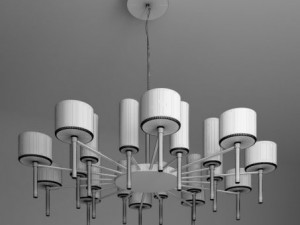 axo light collection   spillray 7 objects 3D Model