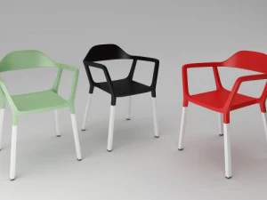 kursi desain johanson p77 Model 3D