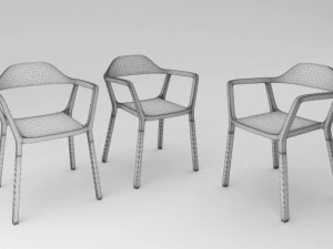 johanson design chair p77 3D Model