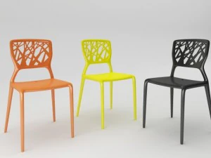 cadeira de design bonaldo viento Modelo 3D