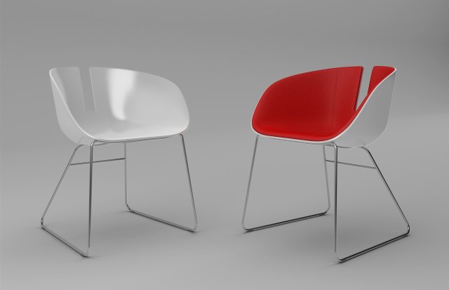 moroso fjord chair Modelo 3D .c4d .max .obj .3ds .fbx .stl .blend 