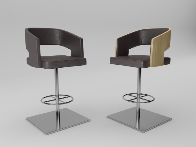 potocco bar chair jolly 3Dモデル .c4d .max .obj .3ds .fbx .stl .blend 