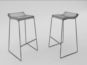 offecct bar chair bond 3D मॉडल