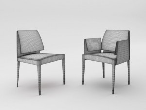 cerruti baleri chair  mari 3D Model