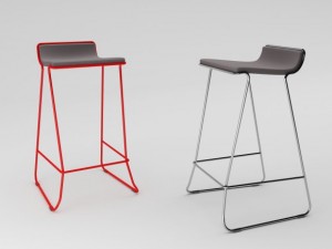 johanson design barstool speed Model 3D