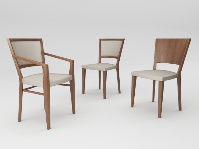 potocco chic chair 3D Model .c4d .max .obj .3ds .fbx .stl .blend 