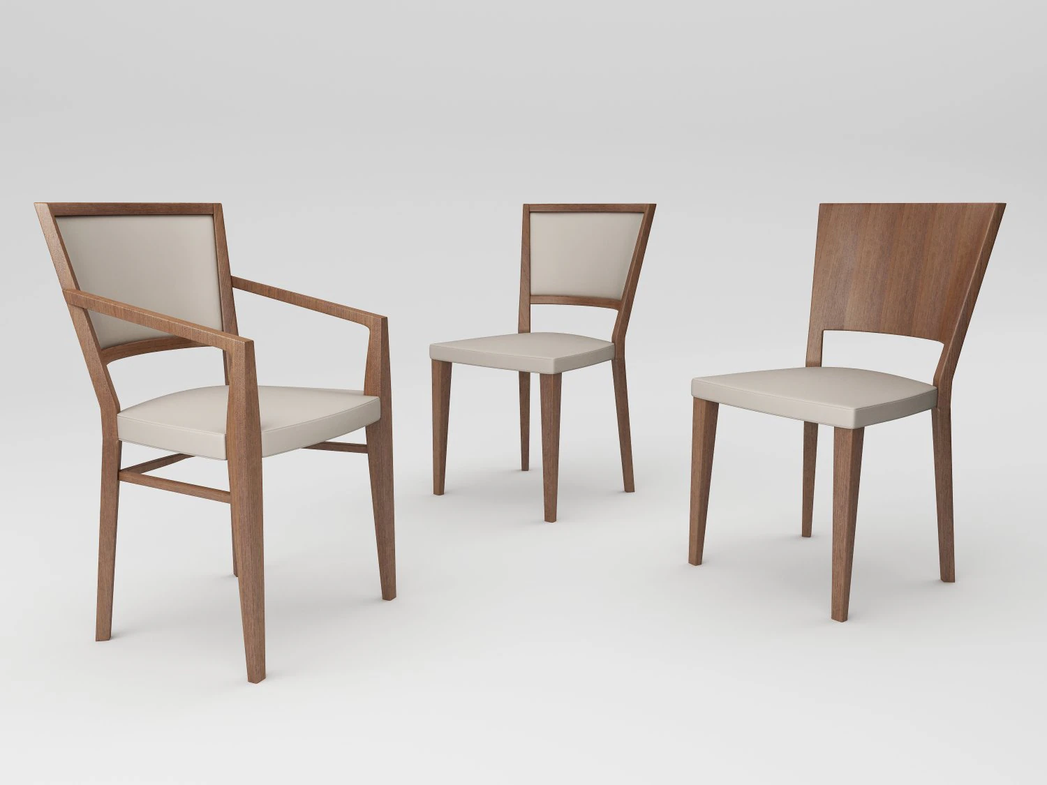 potocco chic chair 3D Model .c4d .max .obj .3ds .fbx .stl .blend 