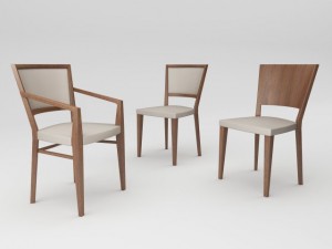 potocco chic chair 3D Model