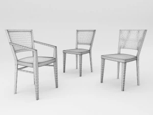 potocco chic chair 3D Model