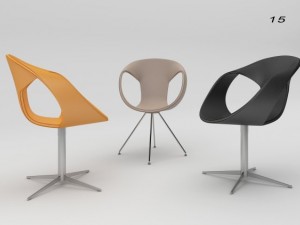 chairs collection Modèle 3D