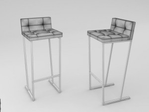 cattelan italia kate stool Modèle 3D