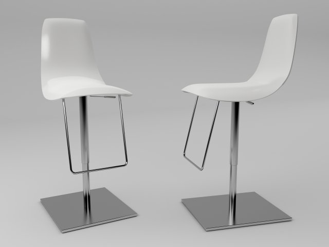 bonaldo lei hi stool Modèle 3D .c4d .max .obj .3ds .fbx .stl .blend 