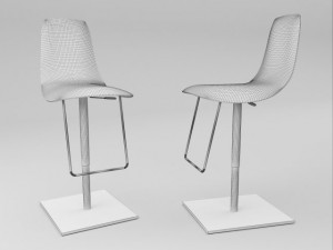 bonaldo lei hi stool Modèle 3D