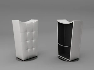 sgabello bar cattelan italia Modello 3D