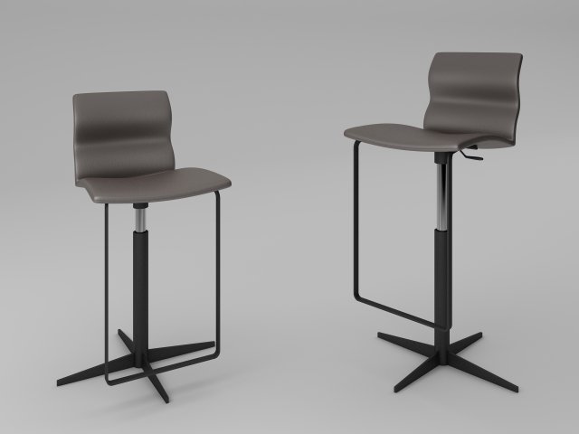 cattelan italia vito stool 3D Модель .c4d .max .obj .3ds .fbx .stl .blend 