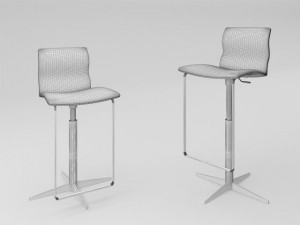 cattelan italia vito stool 3D Модель
