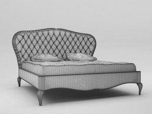 flai margot bed 3D Model