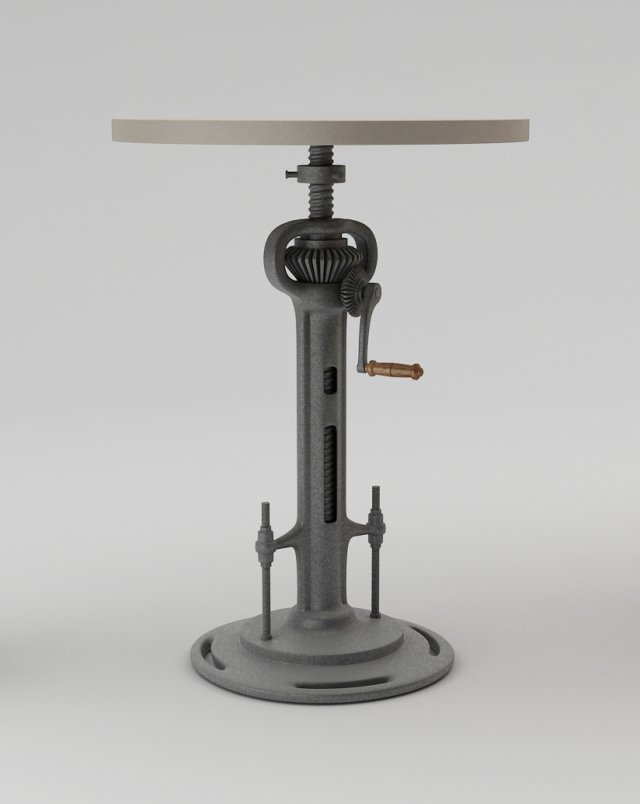 steampunk desk Modèle 3D .c4d .max .obj .3ds .fbx .stl .blend 