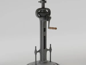 письмовий стіл у стилі стімпанк 3D Модель