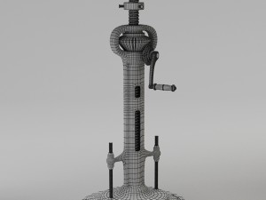 steampunk desk Modèle 3D