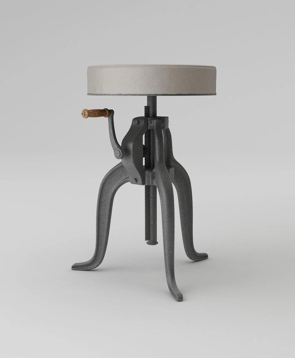 steampunk chair 3D Model .c4d .max .obj .3ds .fbx .stl .blend 