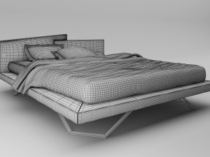 presotto meeting bed 3D Modell